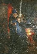 Ernst Josephson Spinnerskan oil painting on canvas
